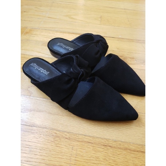 Jeffrey Campbell Charlin Bow black suede Mule - Picture 3 of 5